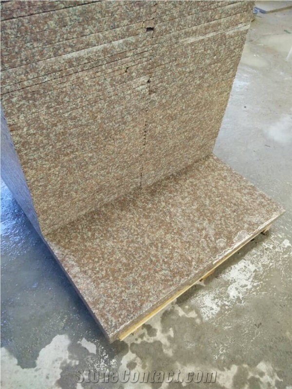 Chinese Peach Blossom Red Granite G687 Tiles, Factory Direct Sale