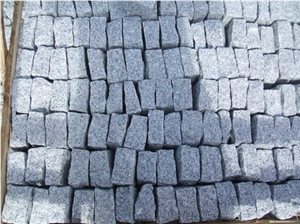G603,G654,G636,G682 Granite Paving Stone, Grey Granite Cube Stone & Pavers