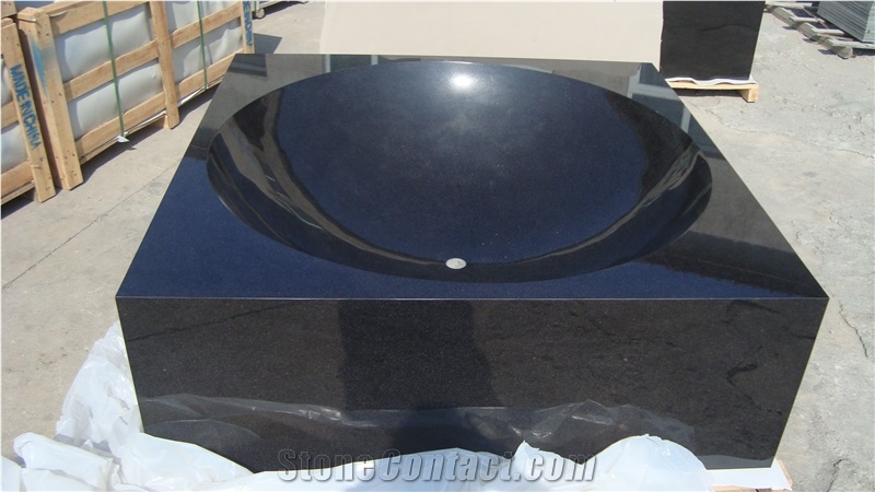 G684 Granite, Fu Ding Black Basin, Stone Sink, Granite Sinks