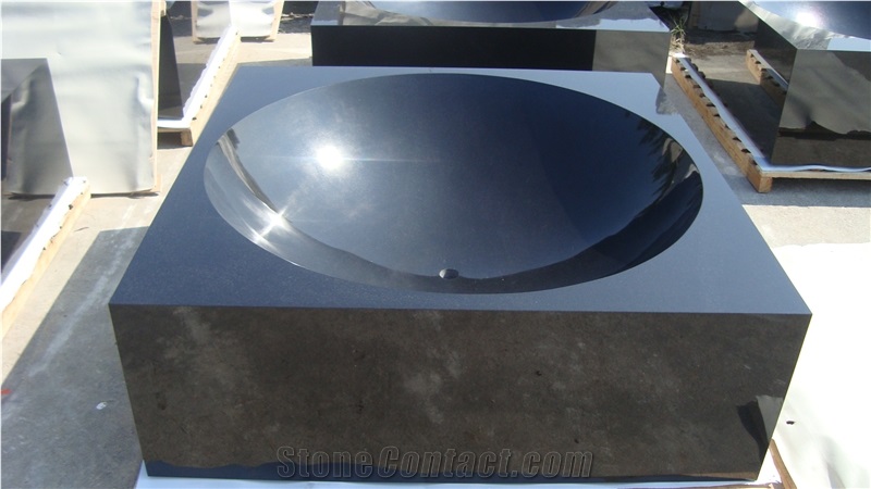 G684 Granite, Fu Ding Black Basin, Stone Sink, Granite Sinks