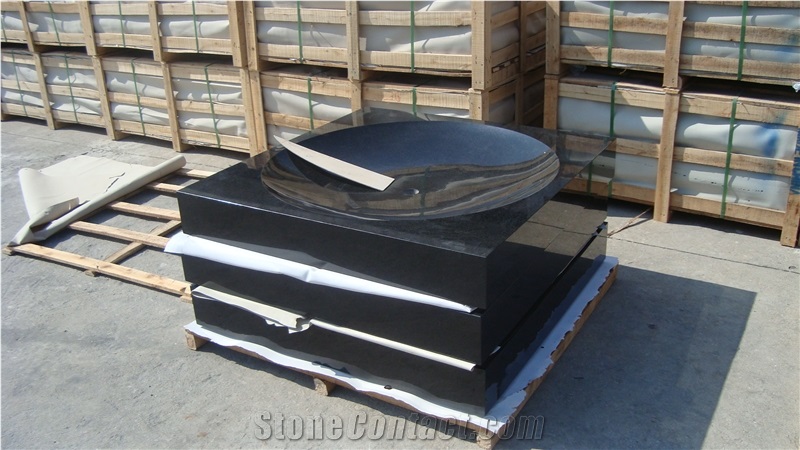 G684 Granite, Fu Ding Black Basin, Stone Sink, Granite Sinks