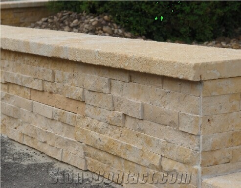Henan Yellow Limestone Slabs & Tiles