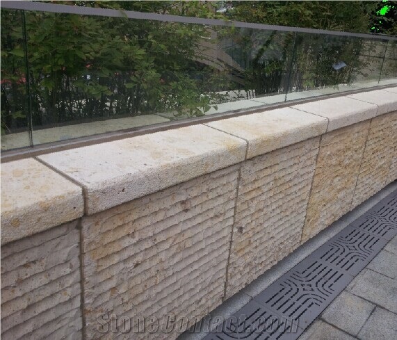 Henan Yellow Limestone Slabs & Tiles