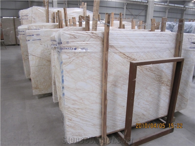 Spider Cream Marble Slabs & Tiles