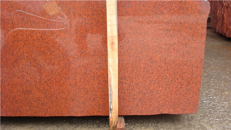 Taiwan Red, Red Granite Slabs & Tiles, Dyed Red Granite Slabs