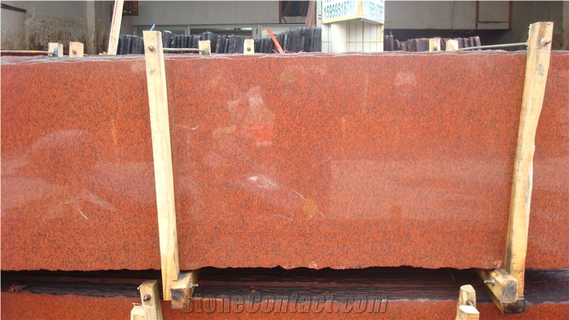 Taiwan Red, Red Granite Slabs & Tiles, Dyed Red Granite Slabs