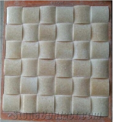 Wall Split Face Mosaic, Mosaic Pattern
