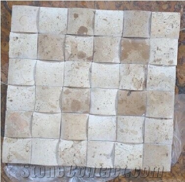 Wall Split Face Mosaic, Mosaic Pattern