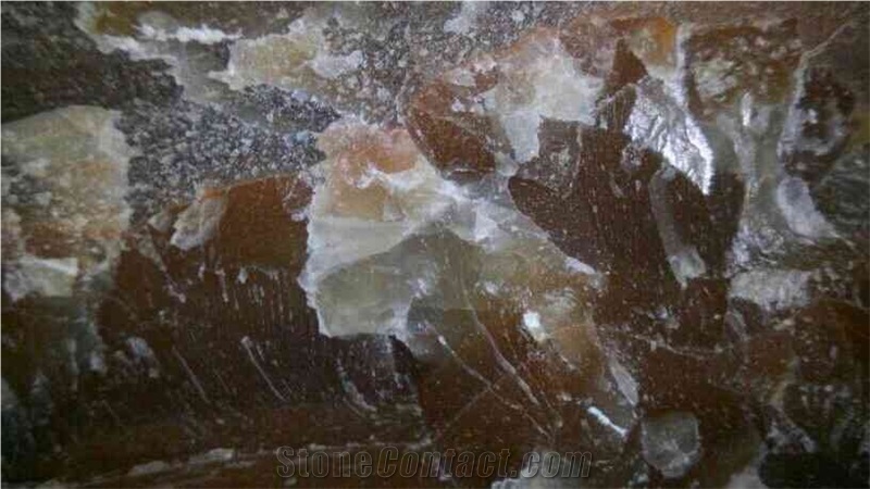 Shiny Brown,Orange Onyx Blocks