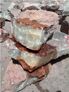 Shiny Brown,Orange Onyx Blocks