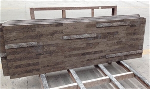 Coffee Travertine Wall Cladding Tiles