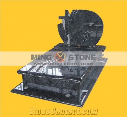 Cross Shaped Western Style Granite Monument