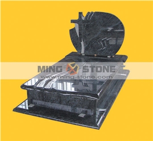 Cross Shaped Western Style Granite Monument