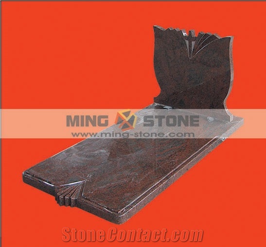 Cross Shaped Western Style Granite Monument