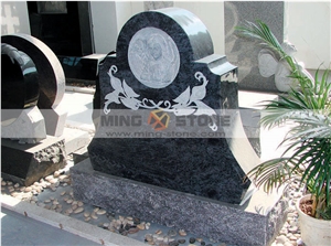 Himalayan Blue Granite Monument& Tombstone