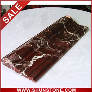 2014 High Quantity Decorative Rosso Lepanto Marble Moulding,Border Lines 2014 High Quantity Decorative Rosso Lepanto Marble Moulding,Border Lines