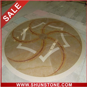 Marble Medallion Square and Round Tiles