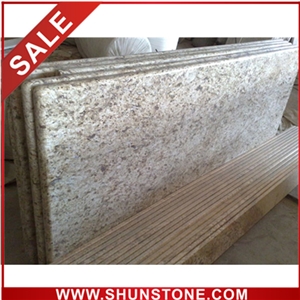 pre venetian gold granite countertops&kitchen bar top design
