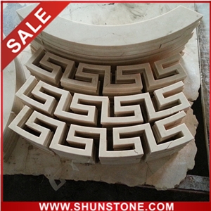 Simple Design Modern Marble Floor Medallion