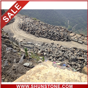 Zhangpu Black Basalt Cube Stone & Cobble Exterior Pattern