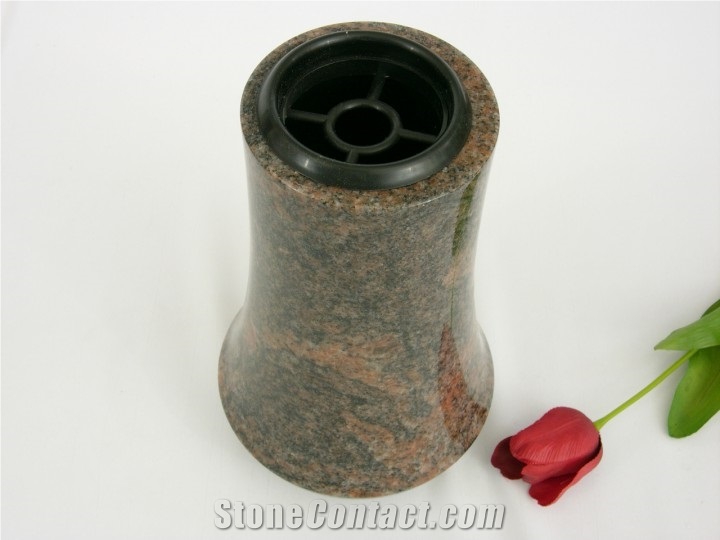 Monumental Vase Made Of Granite Himalaya