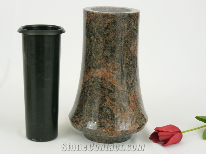 Monumental Vase Made Of Granite Himalaya