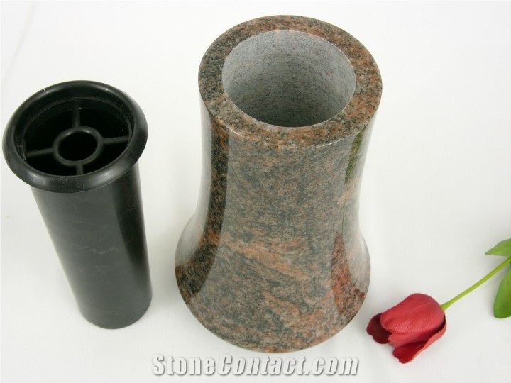 Monumental Vase Made Of Granite Himalaya