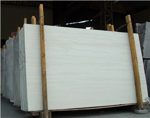 Haobo Stone Super White Travertine Tiles Slabs