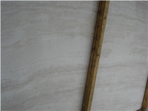 Haobo Stone Super White Travertine Tiles Slabs
