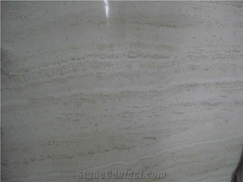 Haobo Stone Super White Travertine Tiles Slabs