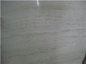 Haobo Stone Super White Travertine Tiles Slabs