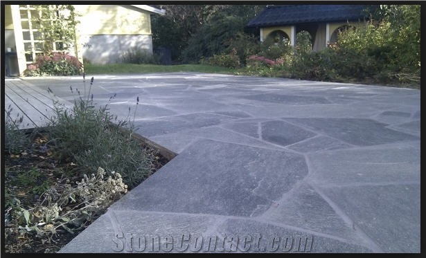 Alta Quartzite Greenish Grey Flagstone Pavement