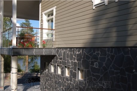 Orivesi Black Phyllite Natural Wall Facade