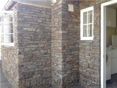 Sel Royal Rust Slate Loose Stone Walling