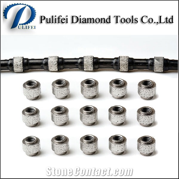 Diamond Wire Saw for Sandstone Granite Marble Concrete Wire Saw Cutting with Sintered Wire Saw Beads Diamond Wire Saw Machine