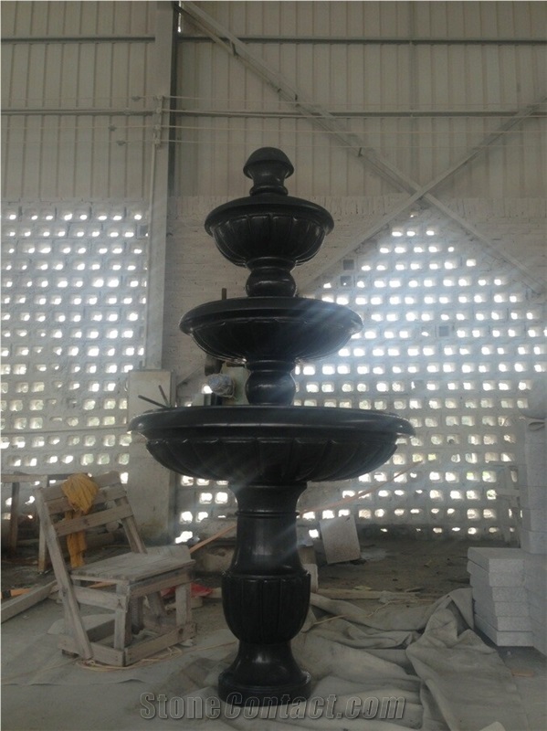 Shanxi Black Granite Fountain