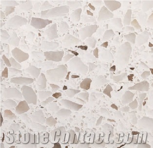 Mosiac White Stone Quartz Tiles & Slabs