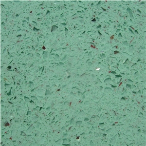 Ocean Green Stone Quartz Tiles &Slabs