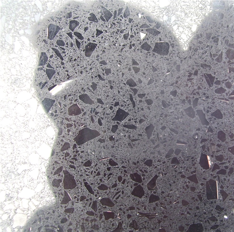 Rustic Black Stone Quartz Tiles & Slabs