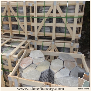 Golden Quartzite Mesh Flagstone Paving Stone