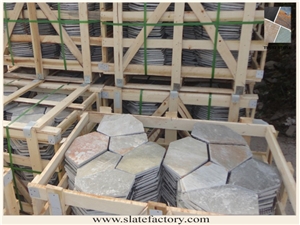 Meshed Paving Stone, Gold Quartzite Flooring Pavers, Golden Beige Quartzite Flagstone