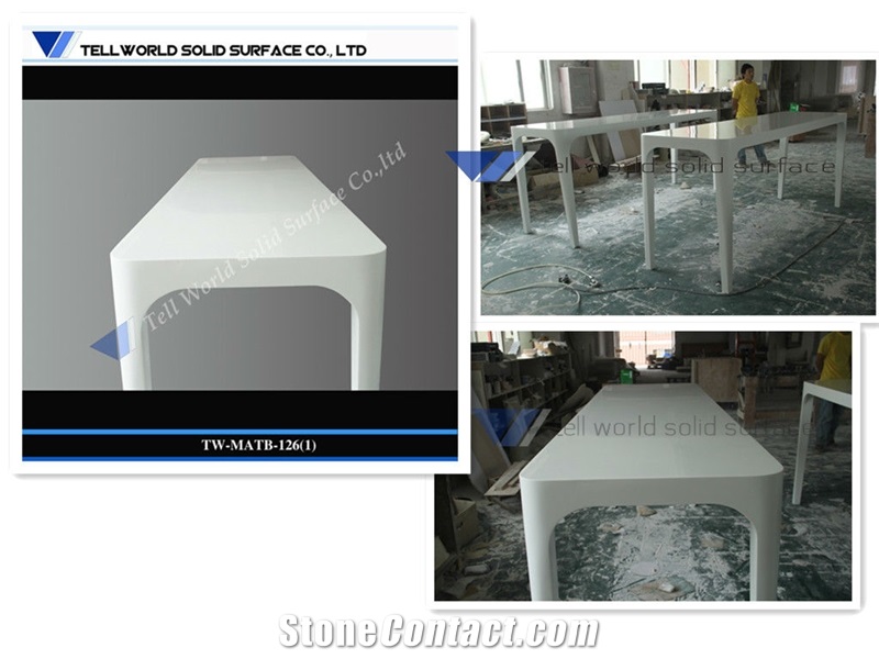 Corian Acrylic Factory Supply Cheap Office Desk/Simple Designs