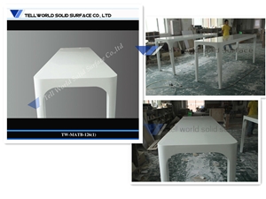 Corian Acrylic Factory Supply Cheap Office Desk/Simple Designs