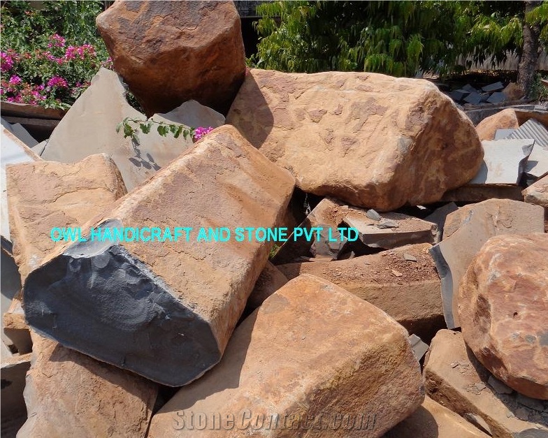 India Black Basalt Blocks