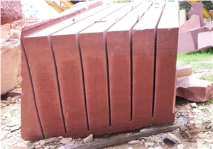 India Sichuan Red Sandstone, Agra Red Stone Slabs & Tiles
