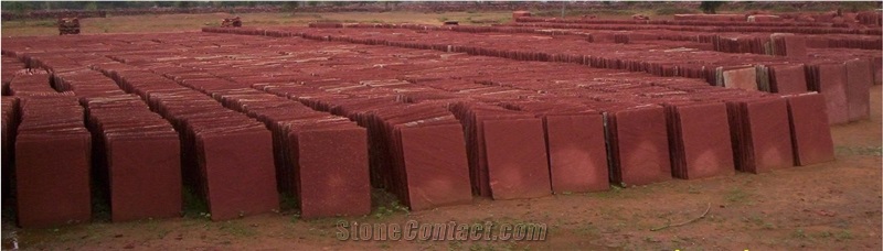 India Sichuan Red Sandstone, Agra Red Stone Slabs & Tiles