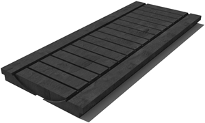 Black Slate Drain Grate 610x250x30 mm, Prof. 0B, Sandblasted Black Slate Drain Grate 610x250x30 mm, Prof. 0B, Sandblasted