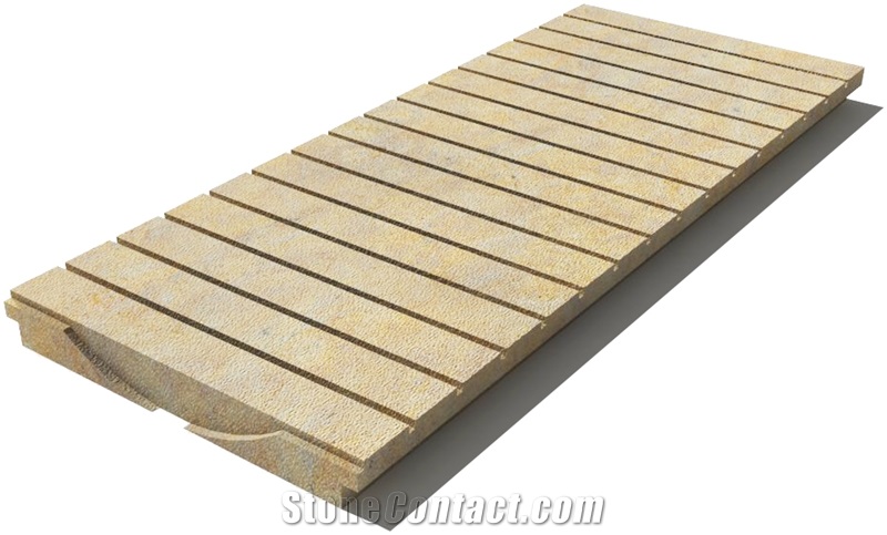 California Drain Grate 610x250x30 mm, Prof. 0B3, Sandblasted