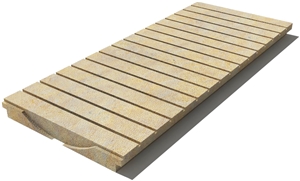California Drain Grate 610x250x30 mm, Prof. 0B3, Sandblasted