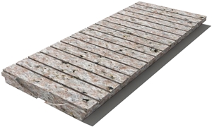 Galala Drain Grate 610x250x30 mm, Prof. 0B3, Sandblasted